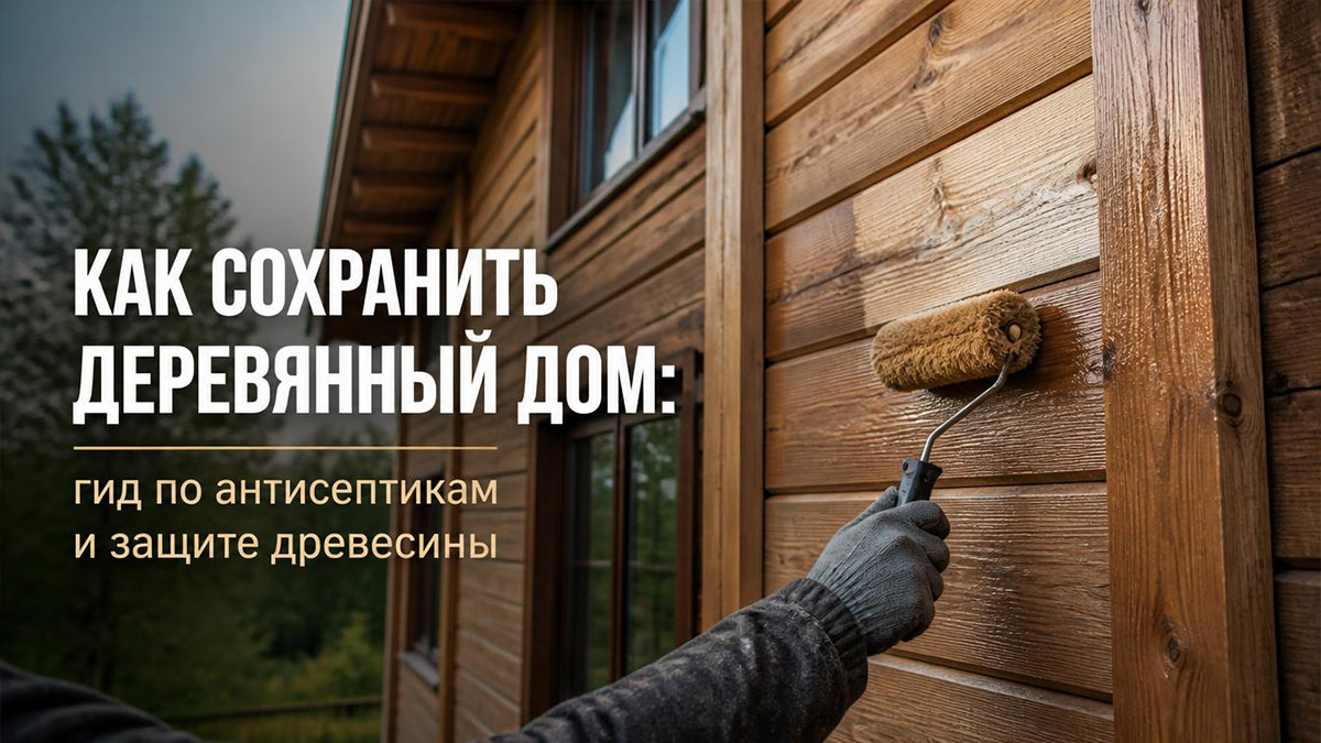 Как сохранить деревянный дом: гид по антисептикам и защите древесины