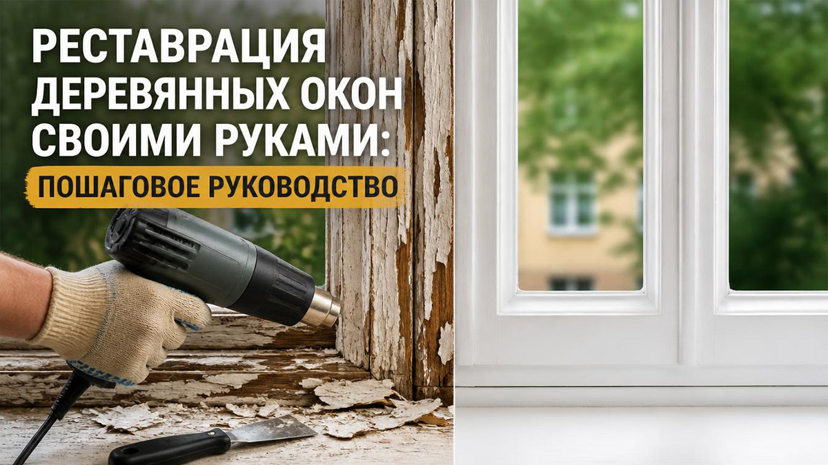 Реставрация деревянных окон своими руками: пошаговое руководство