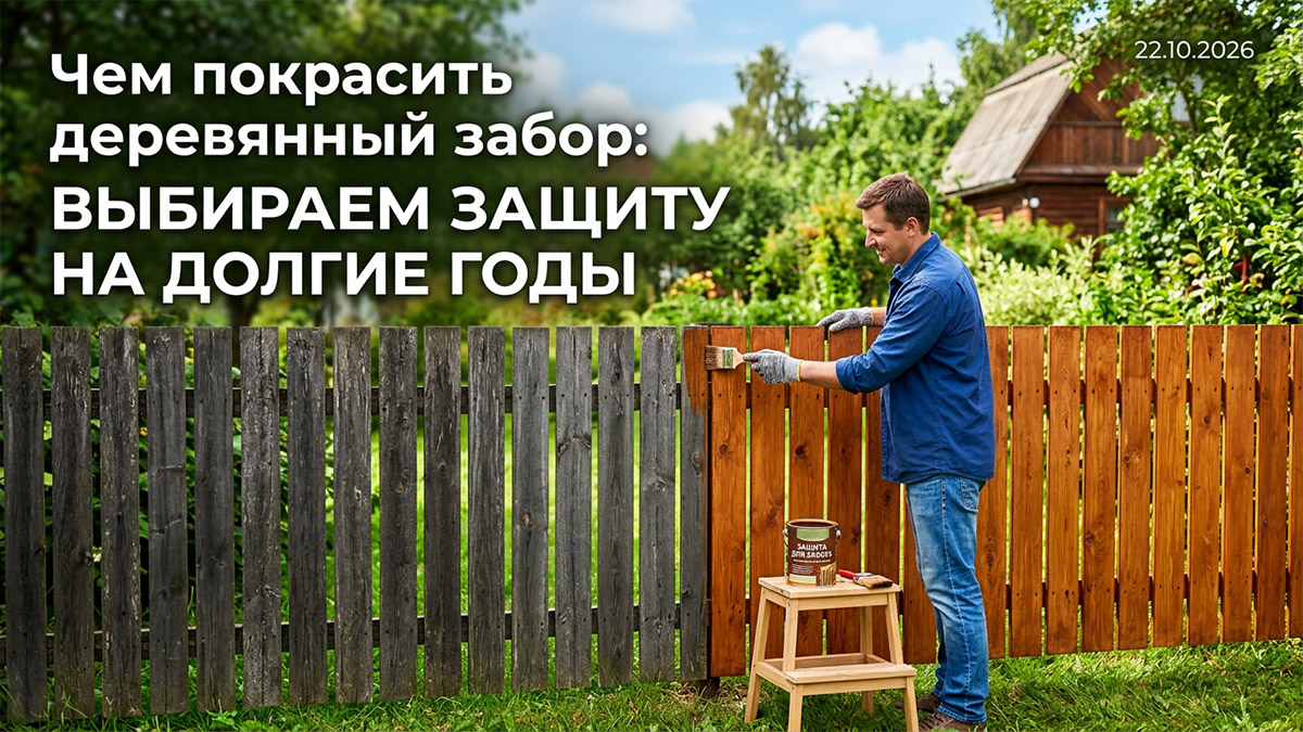 Чем покрасить деревянный забор: выбираем защиту на долгие годы