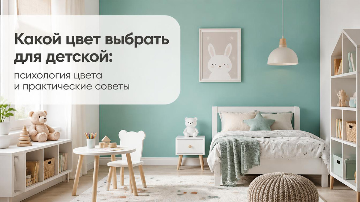 Какой цвет выбрать для детской: психология цвета и практические советы