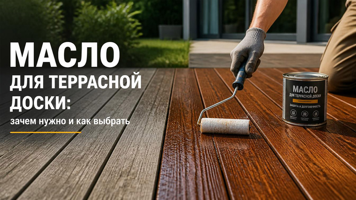 Масло для террасной доски: зачем нужно и как выбрать