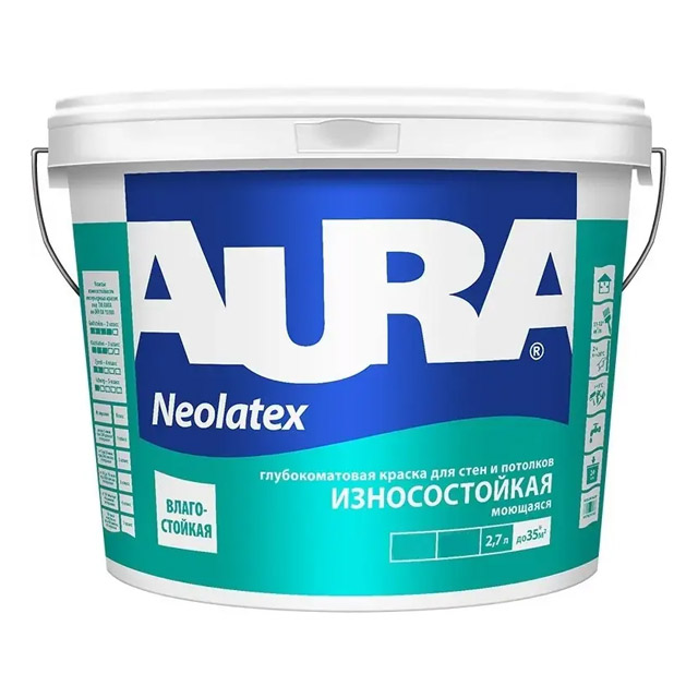 Краска "AURA Neolatex" 2,7л