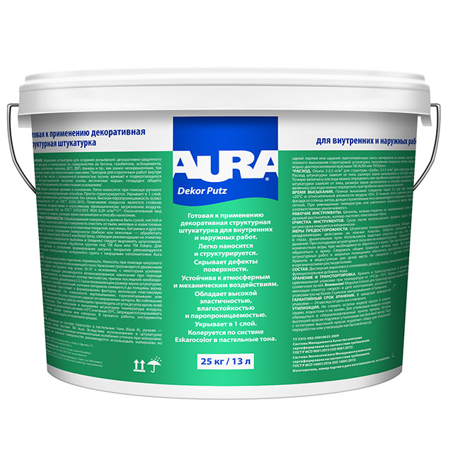 Штукатурка "Aura Putz Decor" шуба 1,5 мм 25 кг