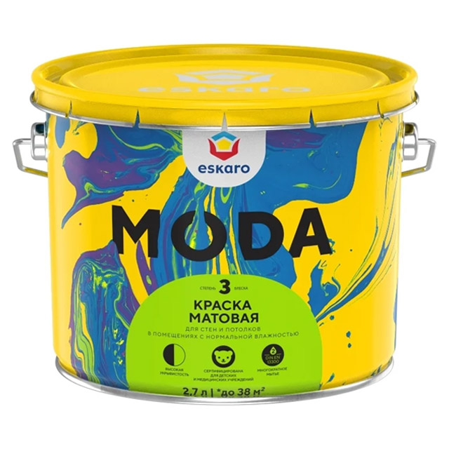 Краска "Eskaro MODA 3 TR" 2,7л