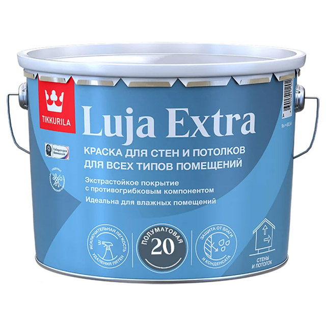 Краска экстра-стойкая LUJA EXTRA A п/мат 9л