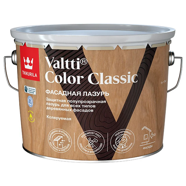 Лазурь VALTTI COLOR CLASSIC EC 9л