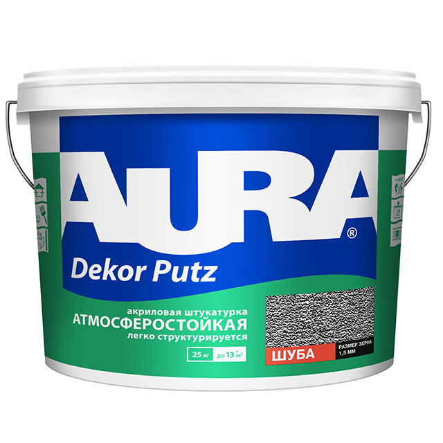 Штукатурка "Aura Putz Decor" шуба 1,5 мм 25 кг