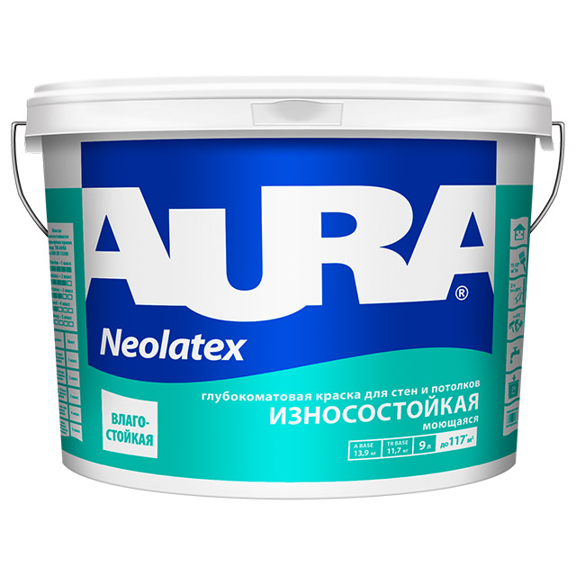 Краска "AURA Neolatex" 9л