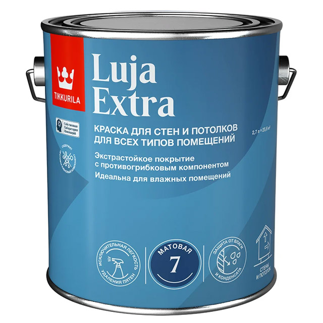 Краска экстра-стойкая LUJA EXTRA A мат 2,7л