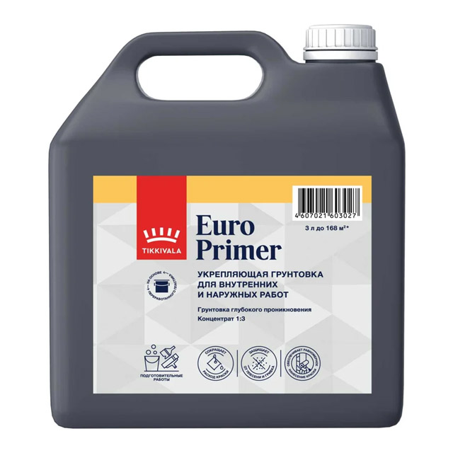 Грунтовка EURO PRIMER 3л
