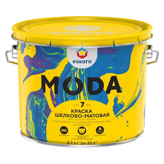 Краска "Eskaro MODA 7 TR" 2,7л