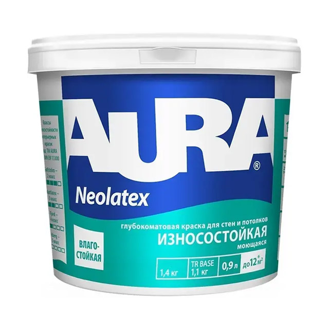 Краска "AURA Neolatex TR" 0,9л