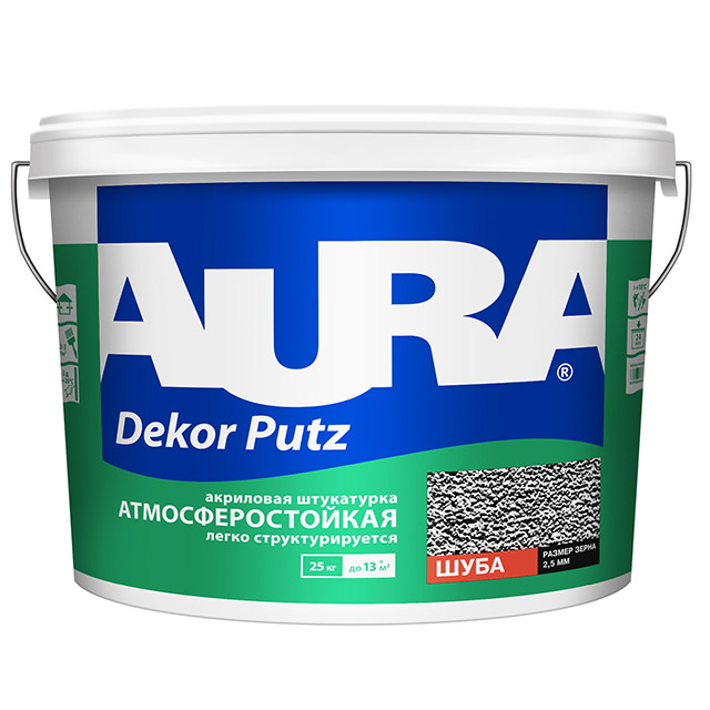 Штукатурка "Aura Putz Decor" шуба 2,5 мм 25 кг