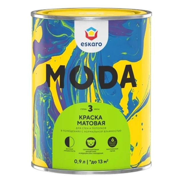 Краска "Eskaro MODA 3" 0,9л
