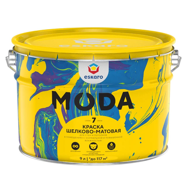 Краска "Eskaro MODA 7 TR" 9л