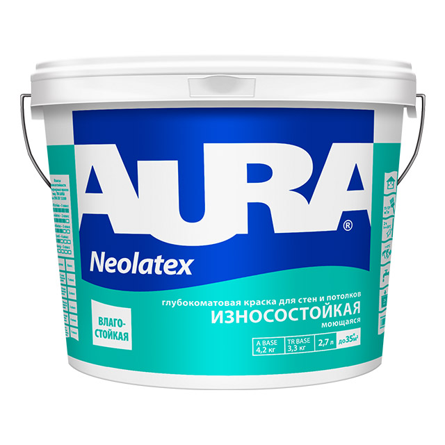 Краска "AURA Neolatex" 2,7л