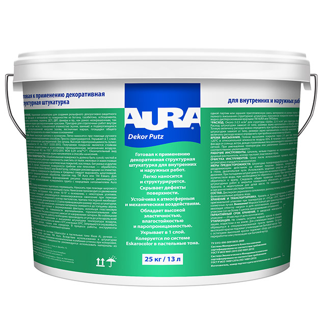 Штукатурка "Aura Putz Decor" шуба 2,5 мм 25 кг