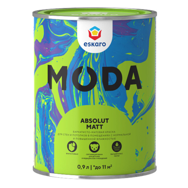 Краска "Eskaro MODA Absolute Matt" 0,9л