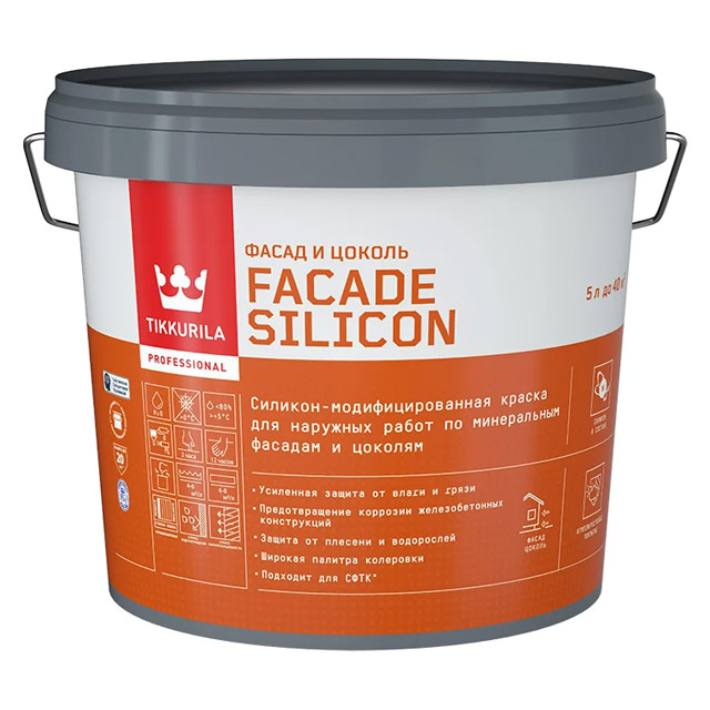 Краска фасадная Facade Silicon C гл/мат 5л