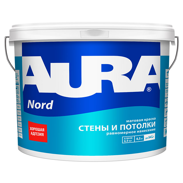 Краска "AURA Nord" 4,5л