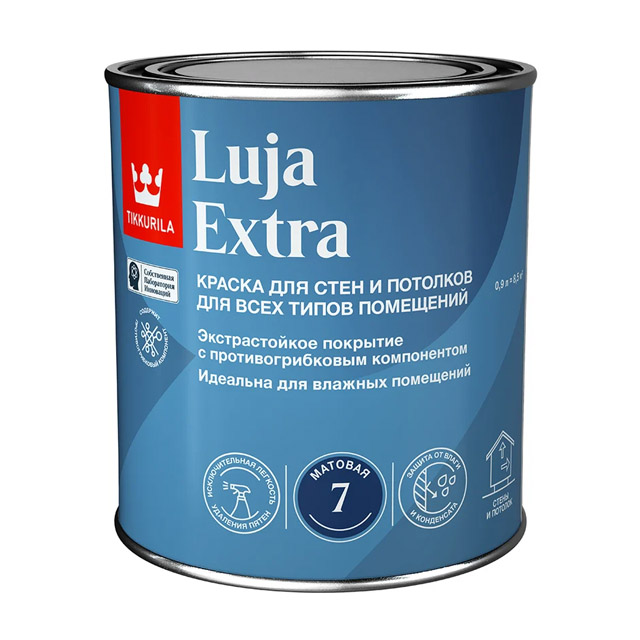 Краска экстра-стойкая LUJA EXTRA C мат 0,9л